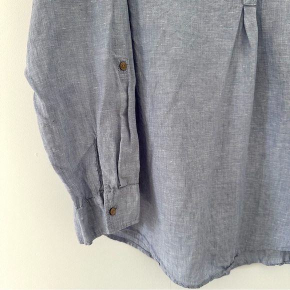 CYNTHIA ROWLEY Linen Top - Picture 4 of 11